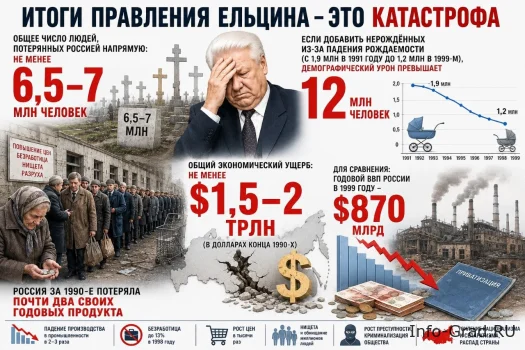 Итоговая цена ельцинского правления (1991–1999 гг.)